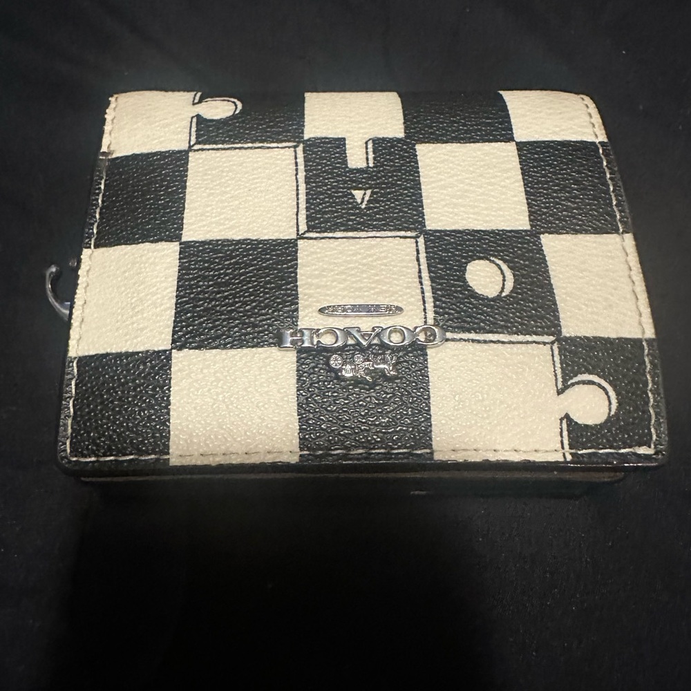 Coach Checkered Wallet